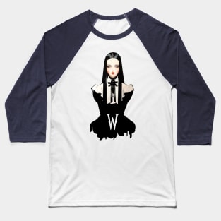 Wednesday Addams Fashion T-Shirt Baseball T-Shirt